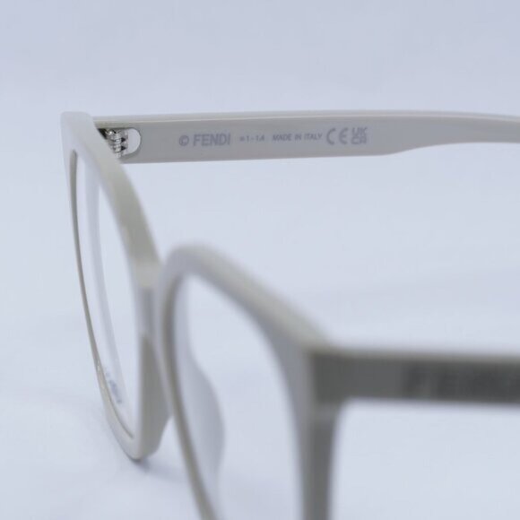 🕶️ New Fendi FE50087I 057 Eyeglasses - Bone Frame 54mm - Picture 8 of 9